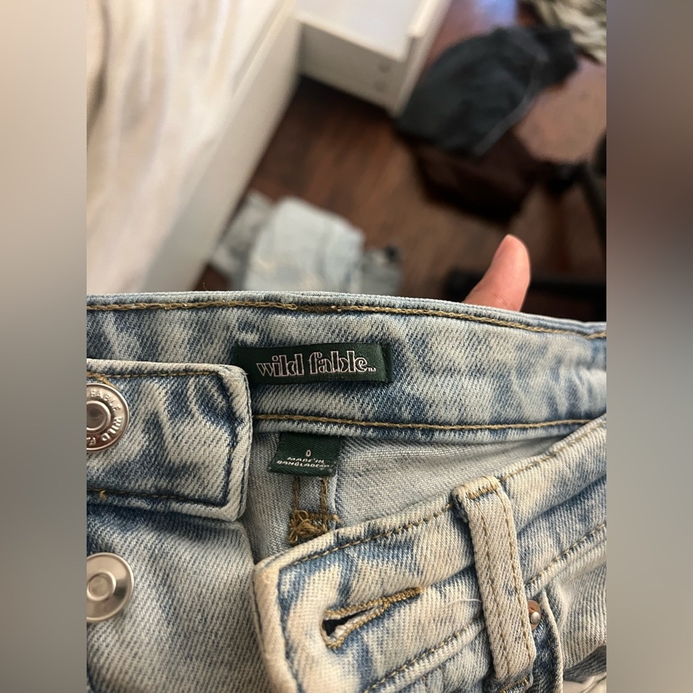 Wild Fable High Rise Straight Ripped Jeans - Picture 4 of 4